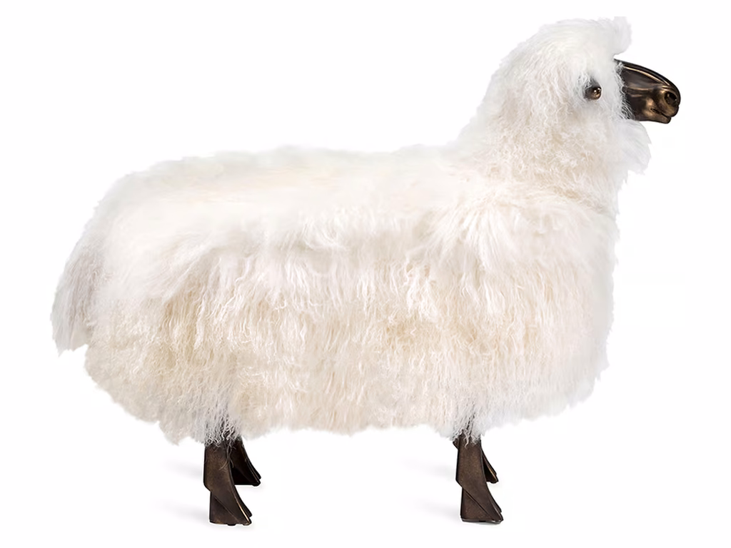 Phillippe Sheep Sculpture - Ivory - image 1