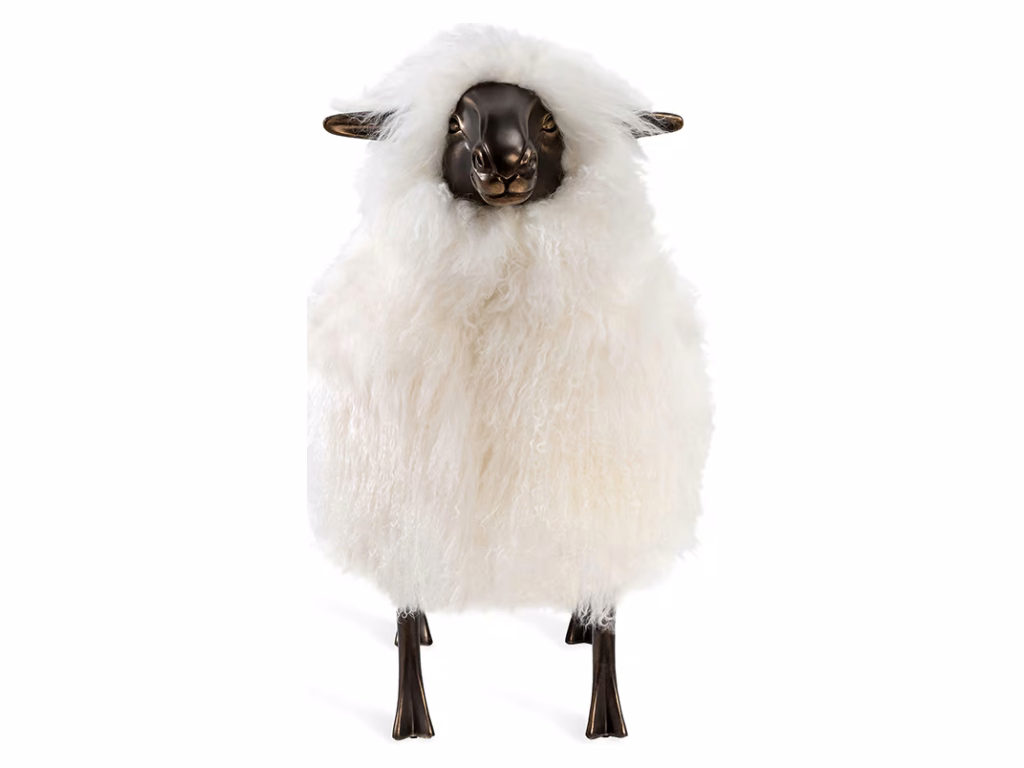 Phillippe Sheep Sculpture - Ivory - image 2