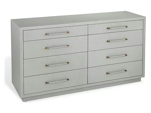 taylor 8 drawer chest grey