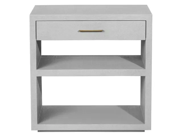 Livia Bedside Chest - Light Grey - Alternative View