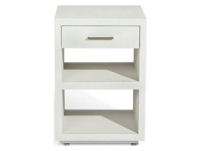 LIVIA SMALL BEDSIDE CHEST - NATURAL WHITE