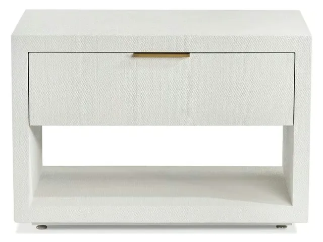 MONTAIGNE BEDSIDE CHEST - NATURAL WHITE