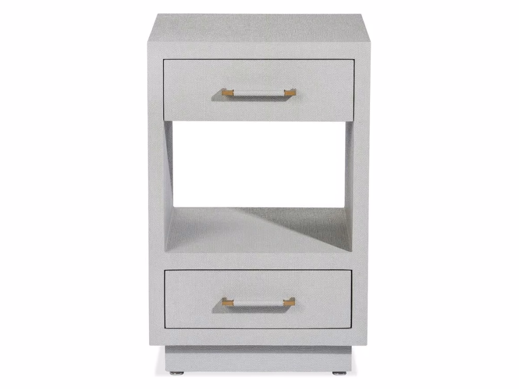 TAYLOR SMALL BEDSIDE CHEST - LIGHT GREY - image 1