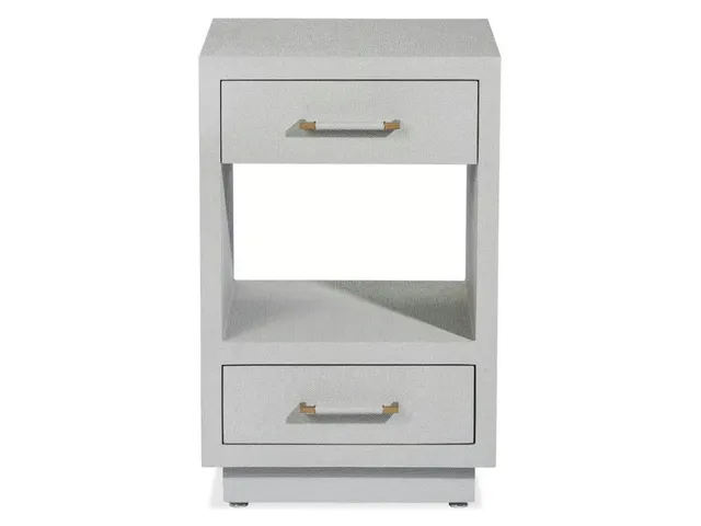 TAYLOR SMALL BEDSIDE CHEST - LIGHT GREY