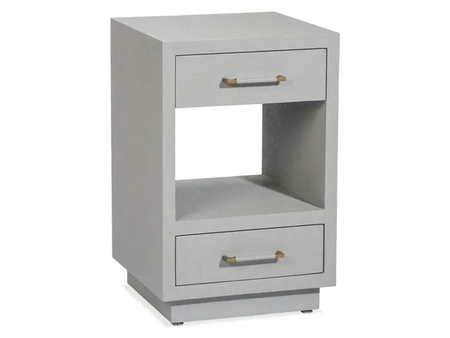 TAYLOR SMALL BEDSIDE CHEST - LIGHT GREY