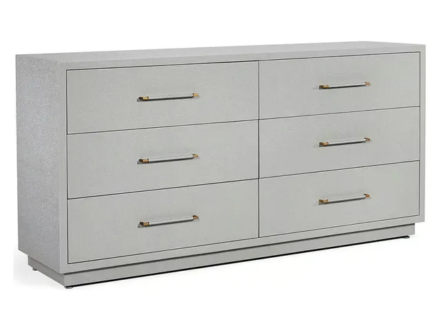 Taylor 6 Drawer Chest - Light Grey
