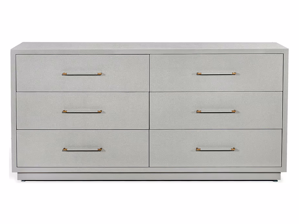 Taylor 6 Drawer Chest - Light Grey - image 1