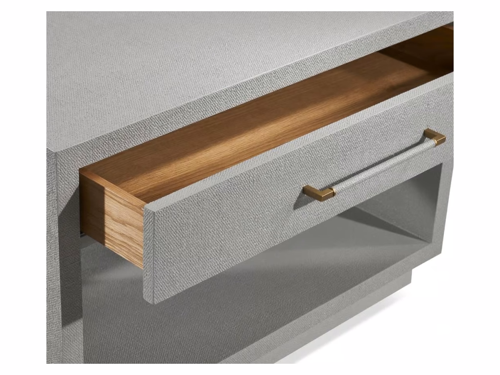 Taylor Low Bedside Chest - Light Grey - image 2