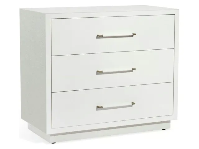 Taylor 3 Drawer Chest - White