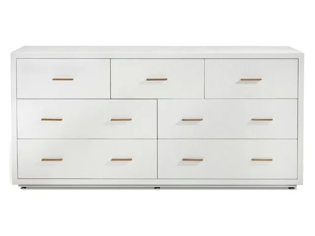 Livia 7 Drawer Chest - Natural White