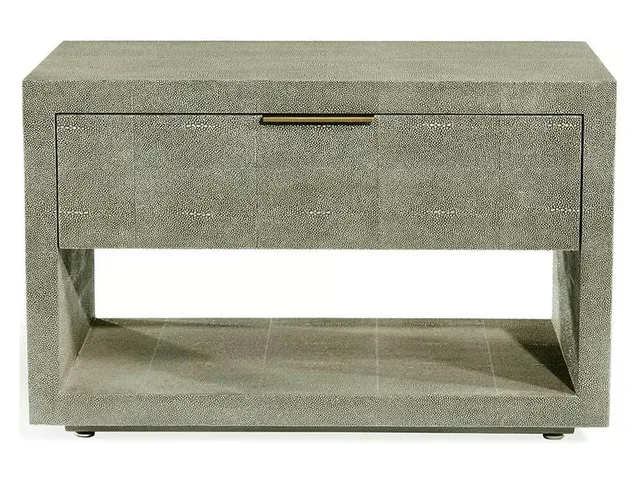 Montaigne Bedside Chest - Olive - Alternative View
