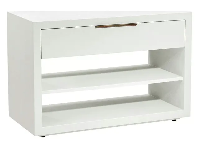 Montaigne Large Bedside Chest - Natural White