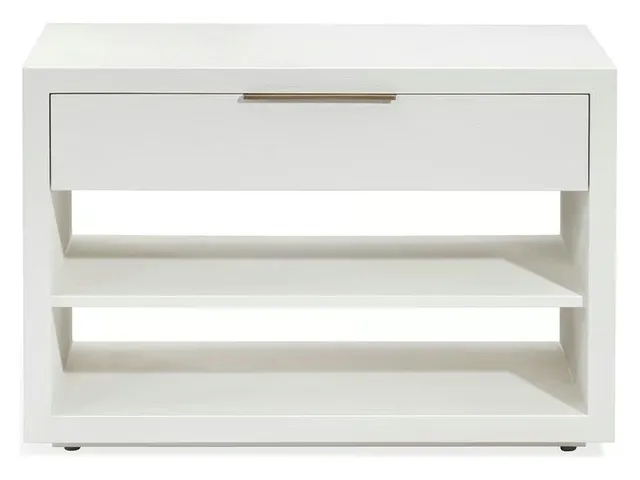 Montaigne Large Bedside Chest - Natural White