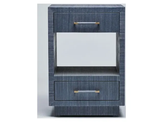 Taylor Small Bedside Chest - Navy