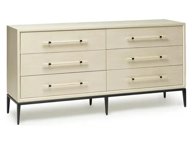Burton 6 Drawer Chest - Parchment