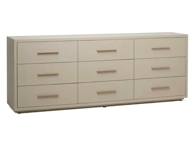 Livia 9 Drawer Chest - Sand