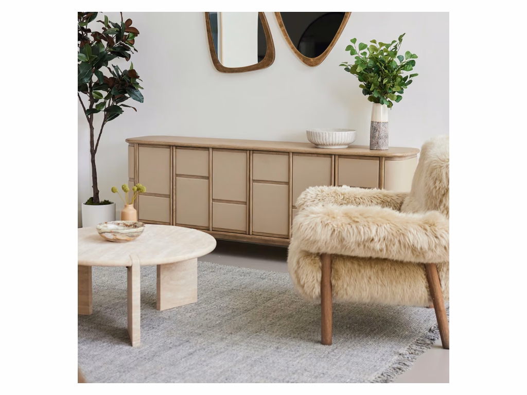 Guilford Credenza - Washed Taupe - image 6