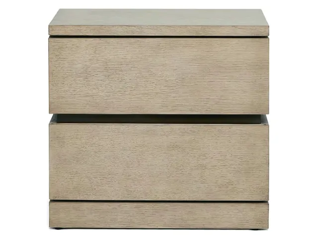 Bolton Bedside Chest - Washed Taupe