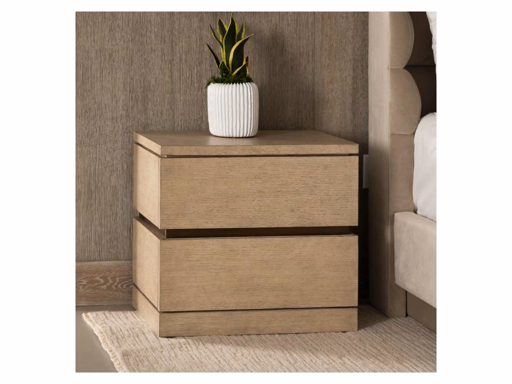 Bolton Bedside Chest - Washed Taupe - image 4