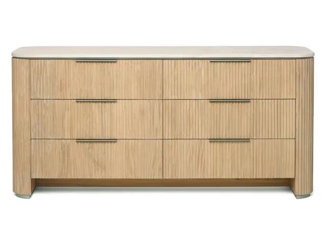 Morrison 6 Drawer Chest - Husk - Alternative View