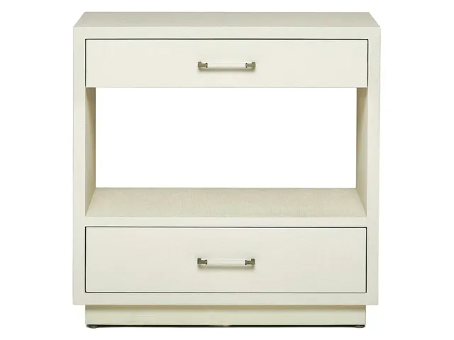 Taylor Tall Bedside Chest - White - Alternative View