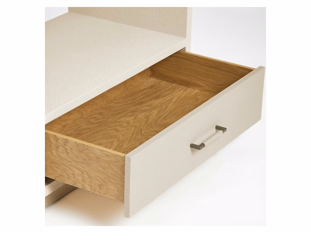 Taylor Tall Bedside Chest - Sand - image 5