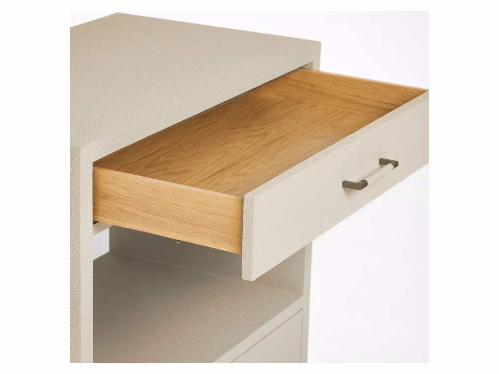 Taylor Tall Bedside Chest - Sand - image 6