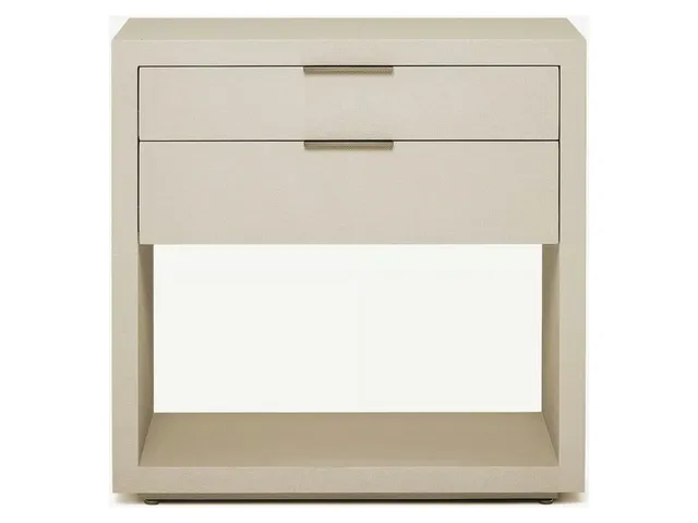 Montaigne Tall Bedside Chest - Sand