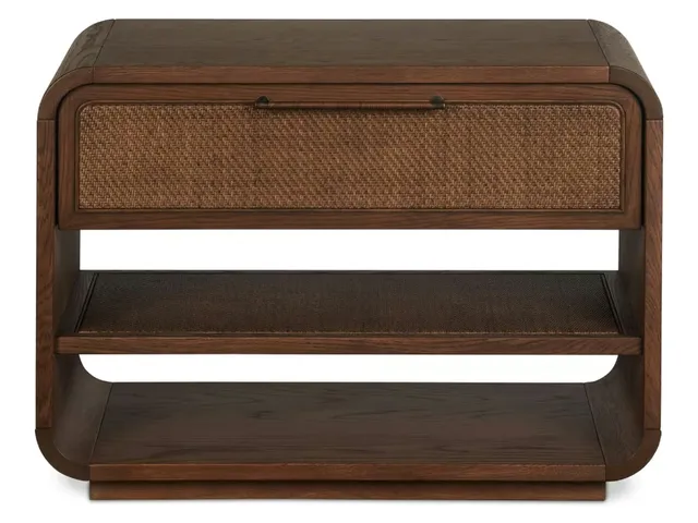 Marsh Large Bedside Chest - Walnut - Alternative View