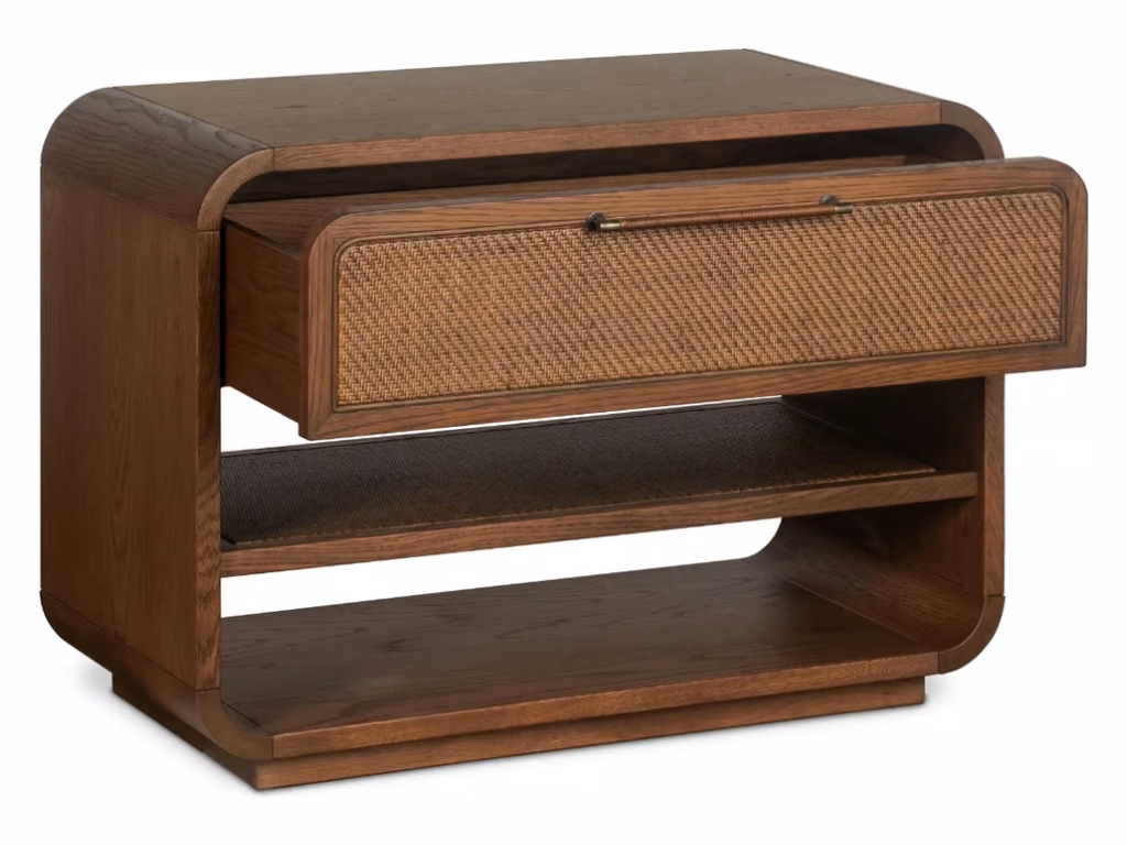 Marsh Large Bedside Chest - Walnut - image 2