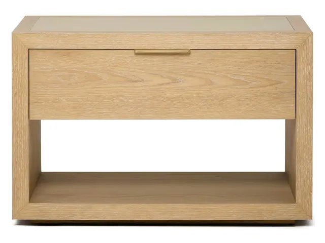 Montaigne Bedside Chest - Saddle