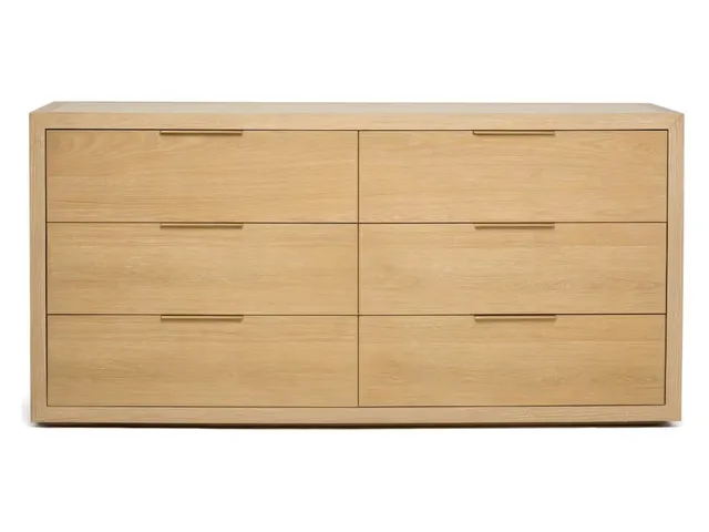 Montaigne 6 Drawer Chest - Saddle