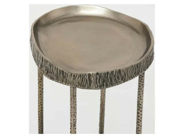 Ada Drink Table -  Antique Nickel - Alternative View