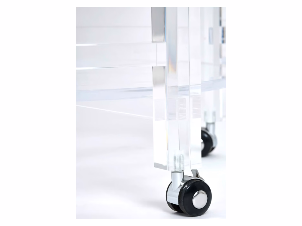 Diego Acrylic Bar Cart - image 5