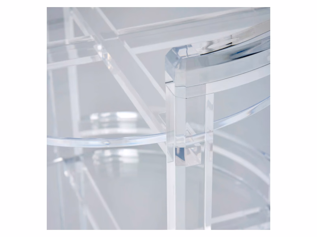 Diego Acrylic Bar Cart - image 3