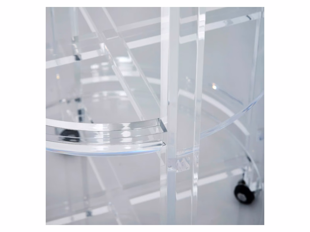 Diego Acrylic Bar Cart - image 4