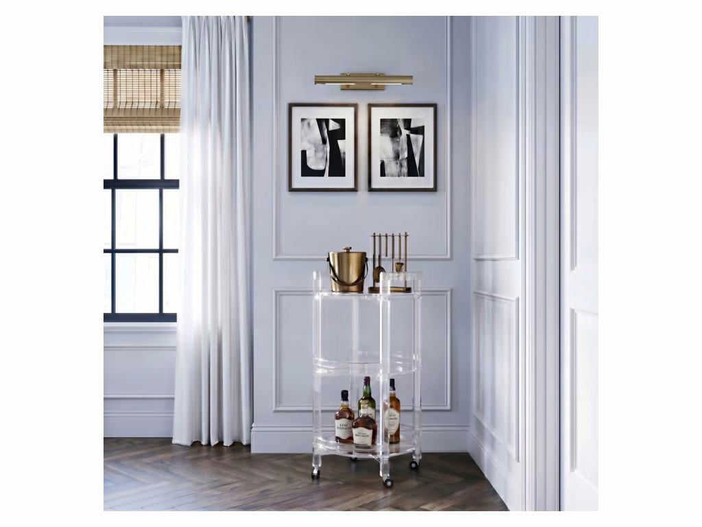 Diego Acrylic Bar Cart - image 7