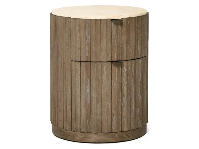 Montauk Bedside Chest - Autumn Brown