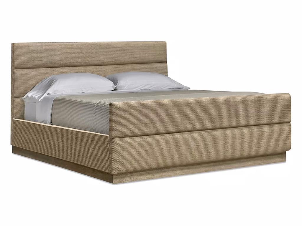 Biscayne King Bed - White Ceruse - main image