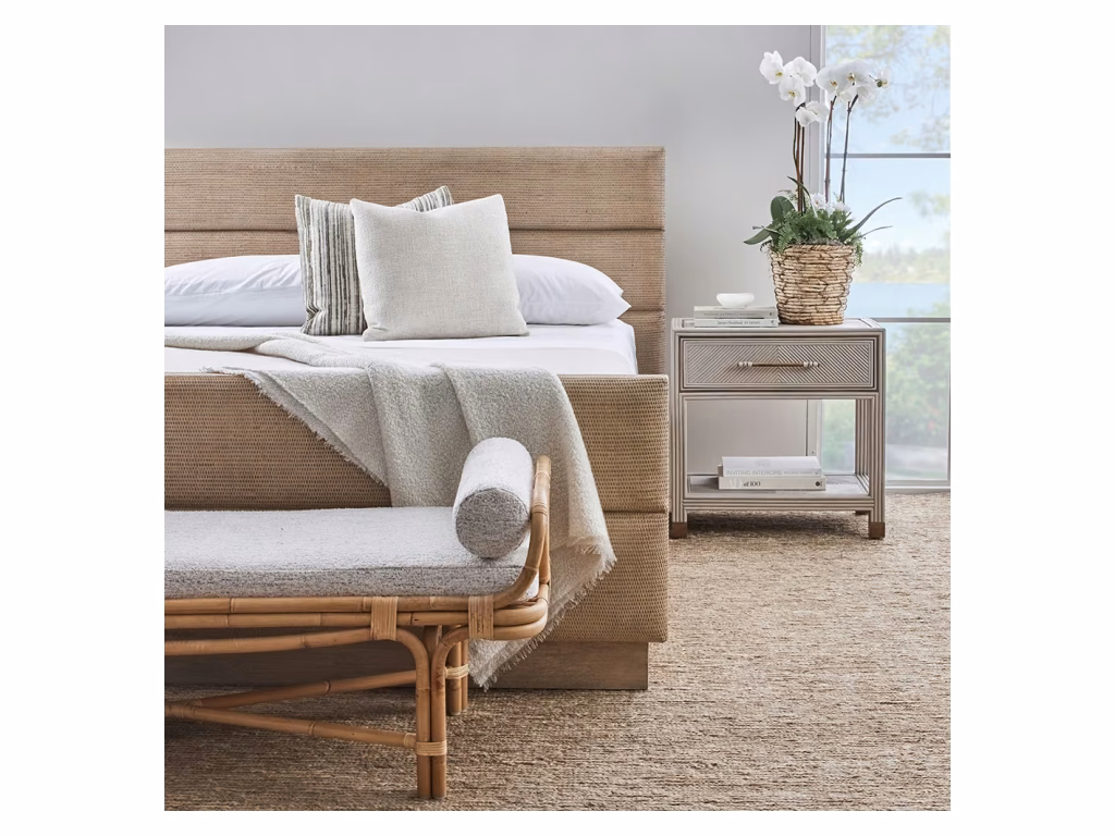 Biscayne King Bed - White Ceruse - image 3