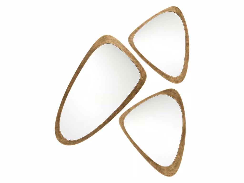 Wales Medium Mirror - Antique Brass - image 3