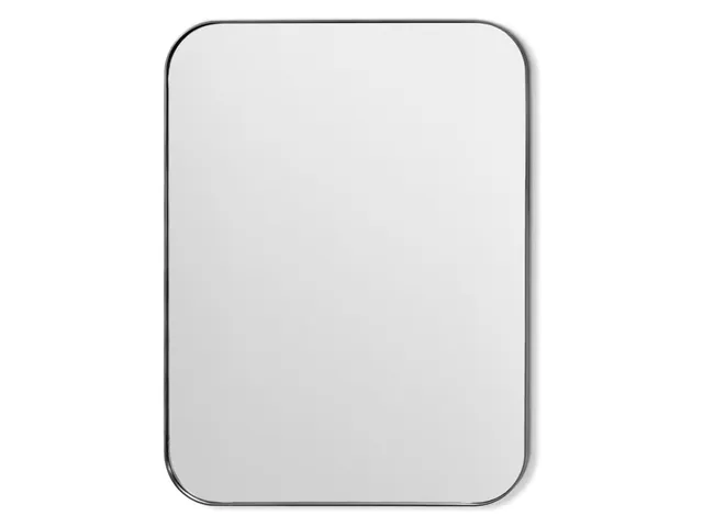 Aalina 40" Wall Mirror - Brushed Nickel