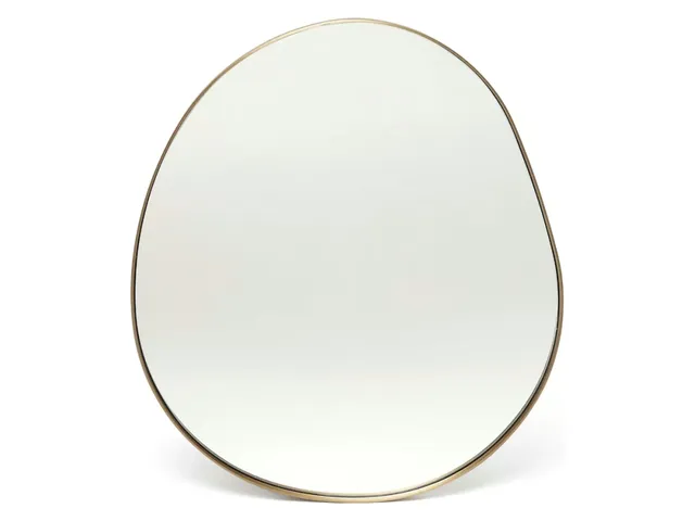 Aalina Organic Mirror - Brushed Brass