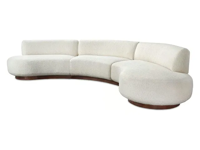 Nuage Sectional - Wood Plinth