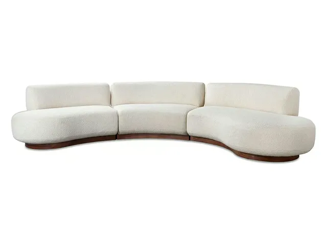 Nuage Sectional - Wood Plinth - Alternative View