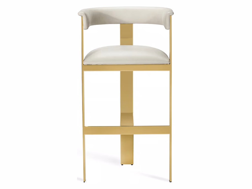 Darcy Bar Stool - Polished Brass - image 1