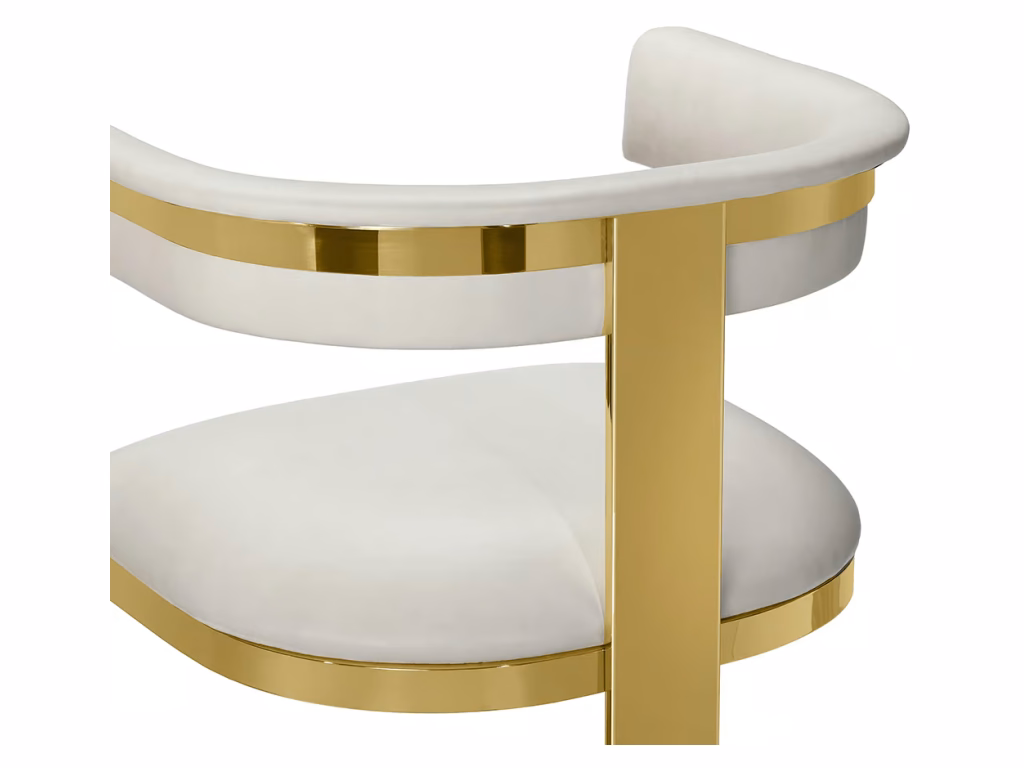 Darcy Bar Stool - Polished Brass - image 2
