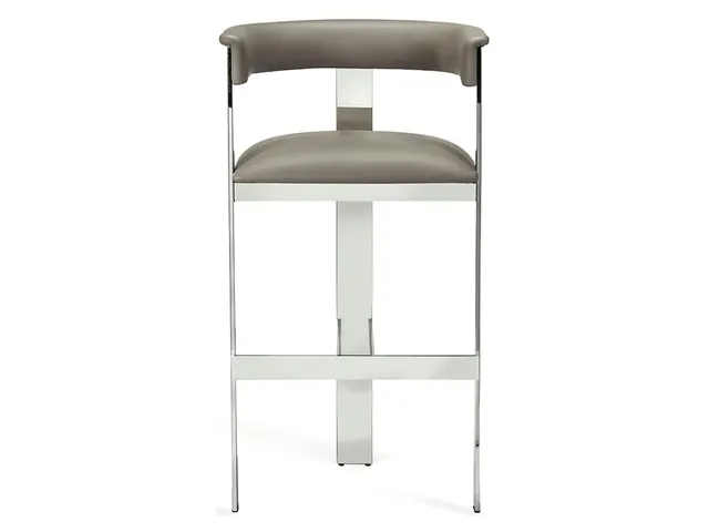 Darcy Bar Stool - Polished Nickel