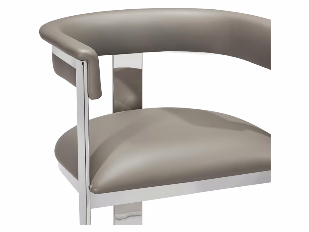 Darcy Bar Stool - Polished Nickel - image 2
