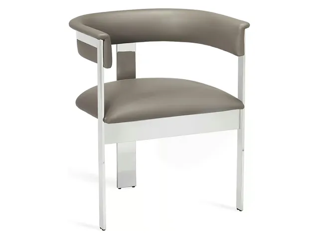 Darcy Dining Chair - Polished Nickel
